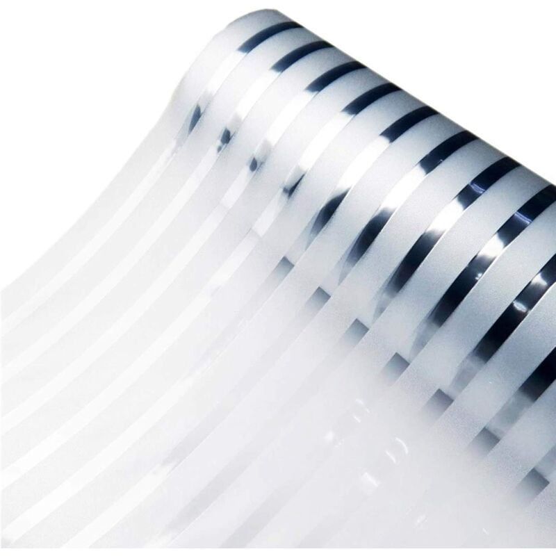 Fensterfolie, Fensterfolienstreifen, nicht klebende Fensterfolie, Anti-UV-elektrostatische Folie für Besprechungsräume, Zuhause, Büro, Küche, Türen,