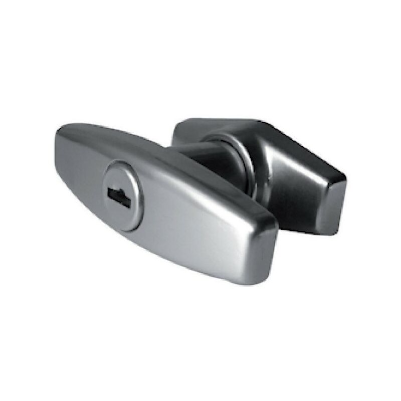 Fensterknauf aus Zinkdruckguss mit DOM TSS-Verriegelung + 2 Schlüssel - 1127-20