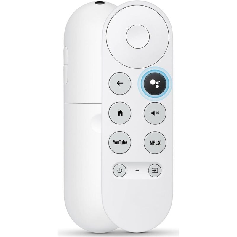 Fernbedienung für Chromecast Google mit TV, Fernbedienung für Snow Google Chromecast 4K HD Streaming Stick & Google TV Streamer