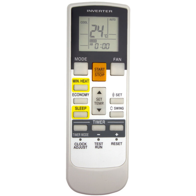 Tonchean - Fernbedienung für Klimaanlage, Fernbedienung für Fujitsu-Klimaanlage, Universal-Fernbedienung für Klimaanlage AR-RAH1U