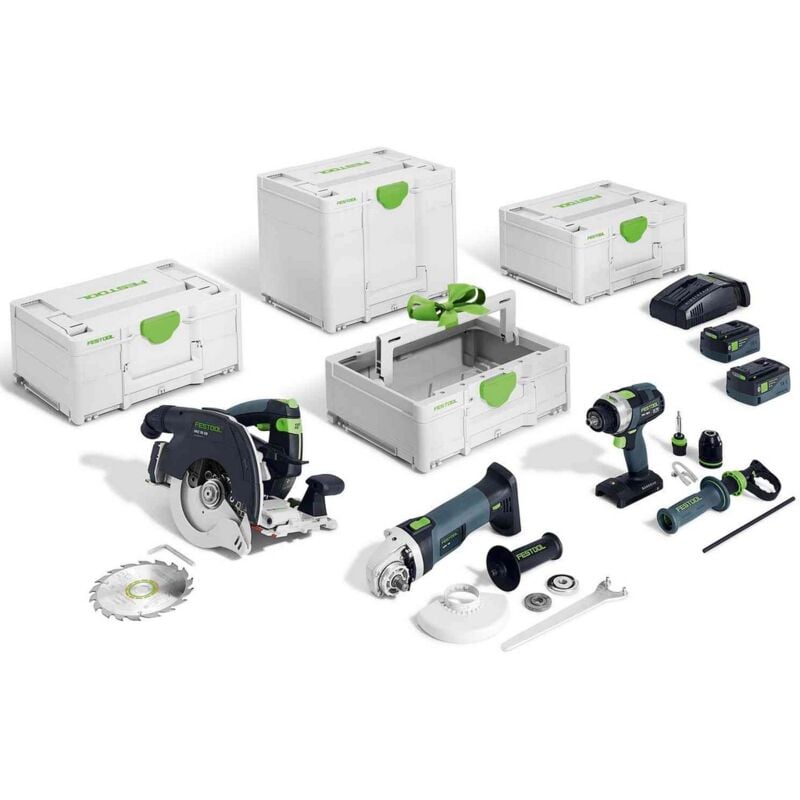 Combo Festool Festool hkc 55/TPC 18/AGC 18/TB 18V 5Ah