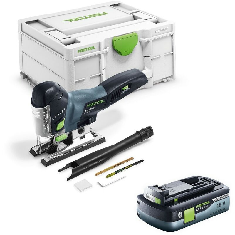 Akku-Pendelstichsäge psc 420 EB-Basic + bp 18 Li 4,0 hpc-asi 577026 - Festool