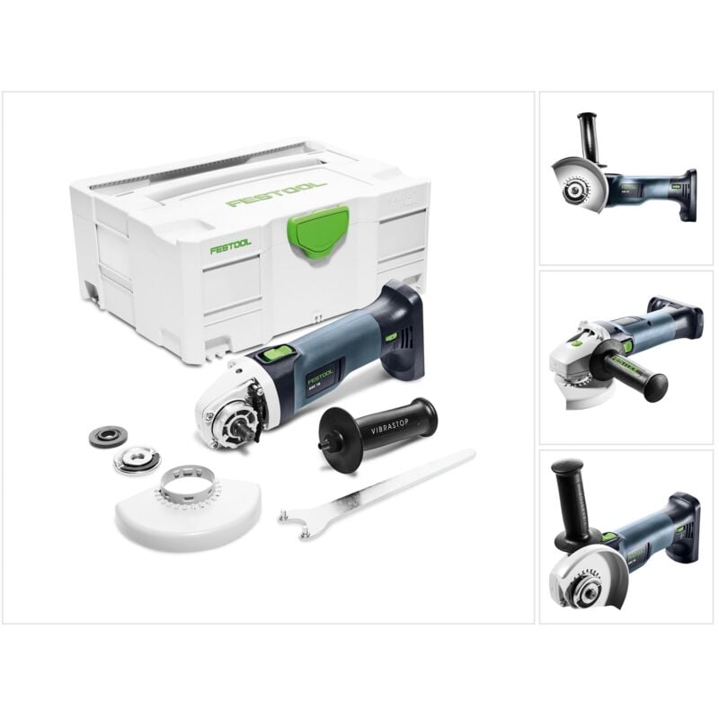 Agc 18-125 Li EB-Basic Akku Winkelschleifer 125mm 18V Brushless ( 575343 ) + systainer - ohne Akku, ohne Ladegerät - Festool