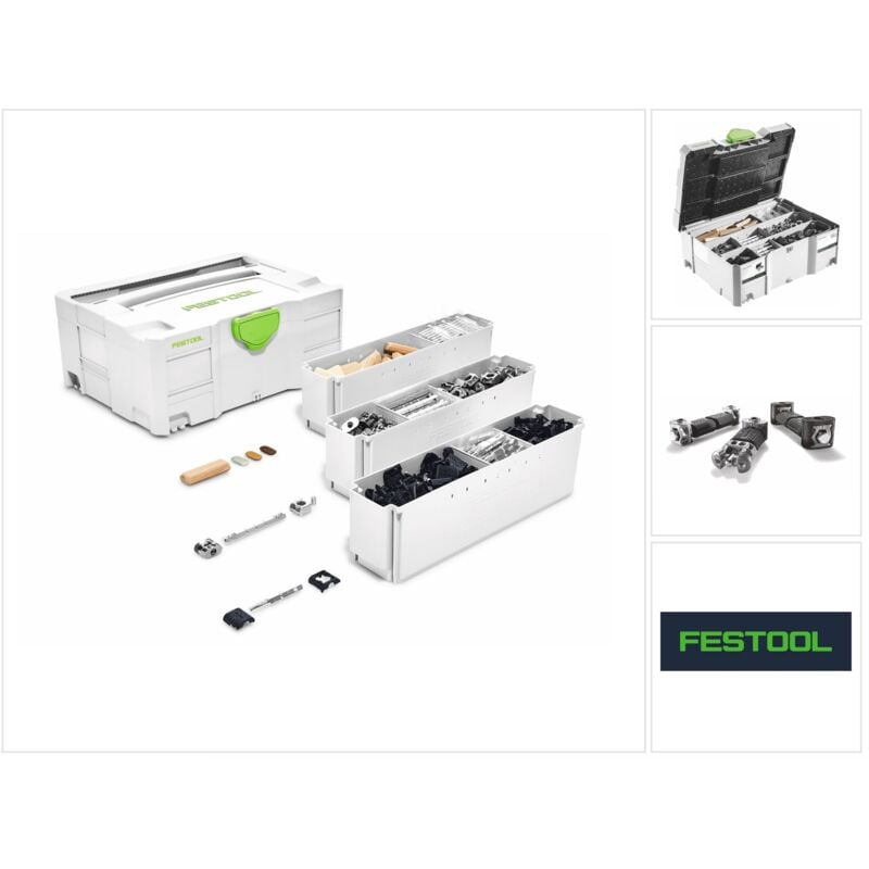 Festool DOMINO Verbinder Sortiment SV-SYS D14 ( 201353 ) Eck- Flächenverbinder für Dübelfräse XL DF 700