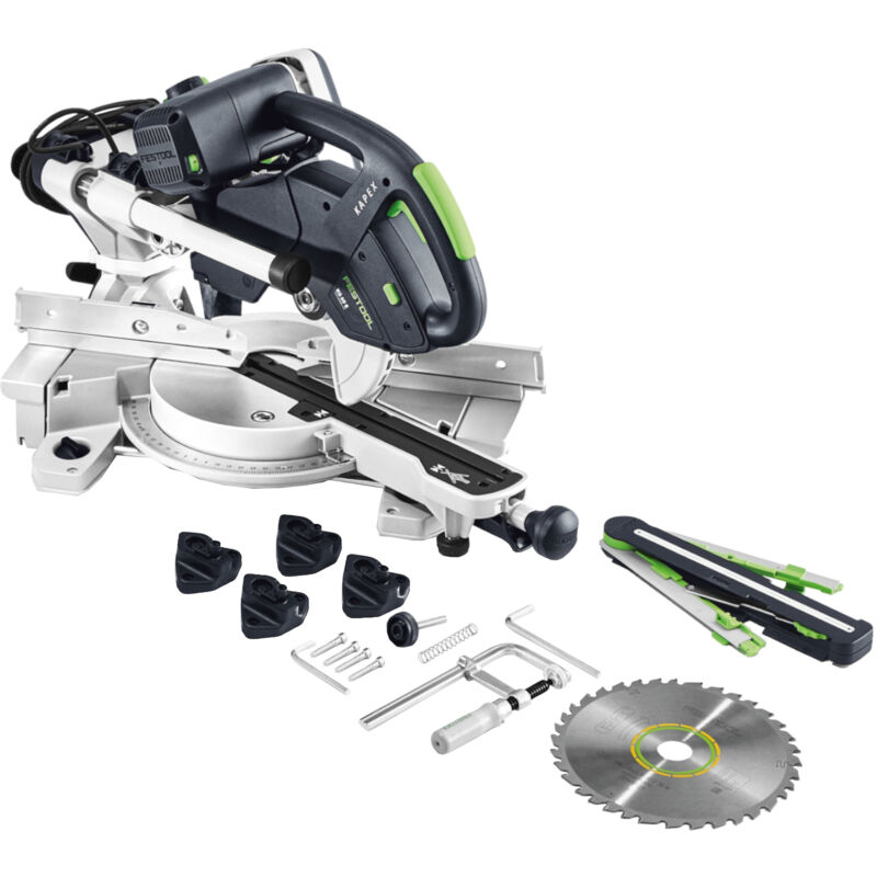 Festool Kapp-Zugsäge KS 60 E-Set KAPEX mit Zubehör im Karton