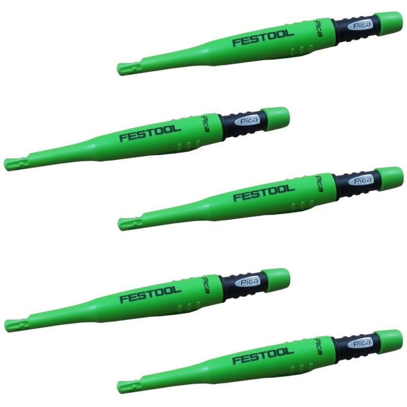 Pica Stift Marker Tieflochmarker Baumarker mar-s pica 5 Stück Fanartikel - Festool