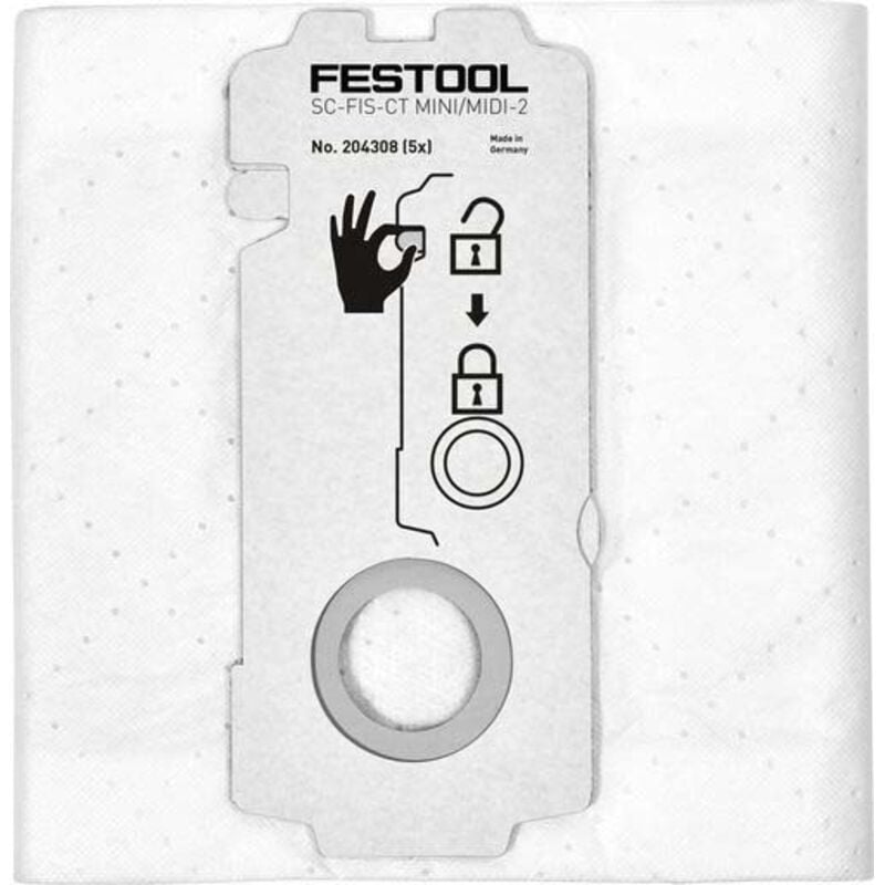 Selfclean Filtersack sc-fis-ct MINI/MIDI-2/5/CT15 - 204308 - Festool