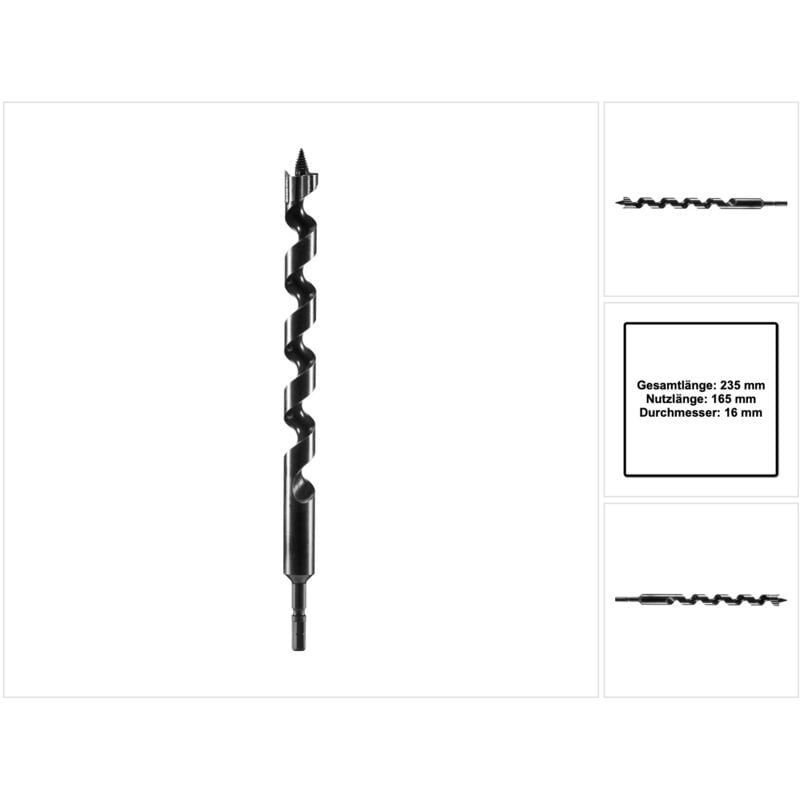 Schlangenbohrer sb ce D16 16 mm ( 205908 ) für Schlagbohrschrauber und Bohrschrauber - Festool