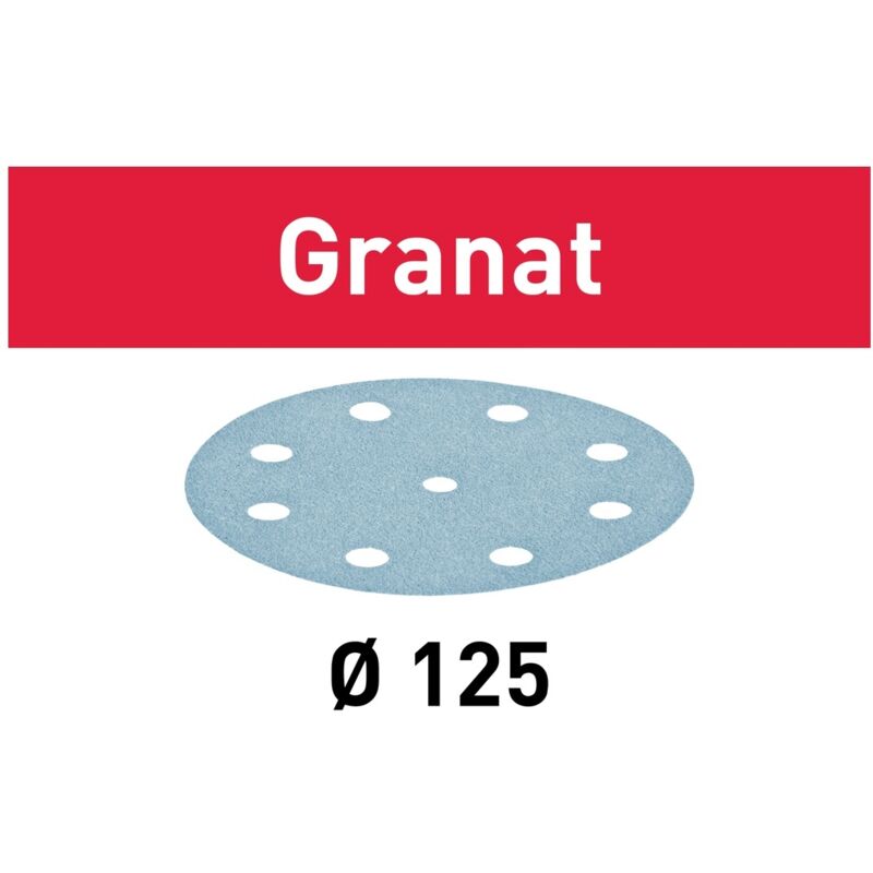 Schleifscheiben stf D125 P500 gr Granat 100 Stk - Festool