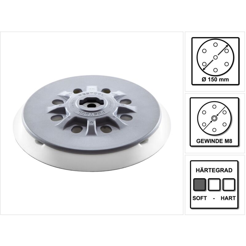 202459 Festool Schleifteller FUSION-TEC ST-STF D150/MJ2-M8-SW