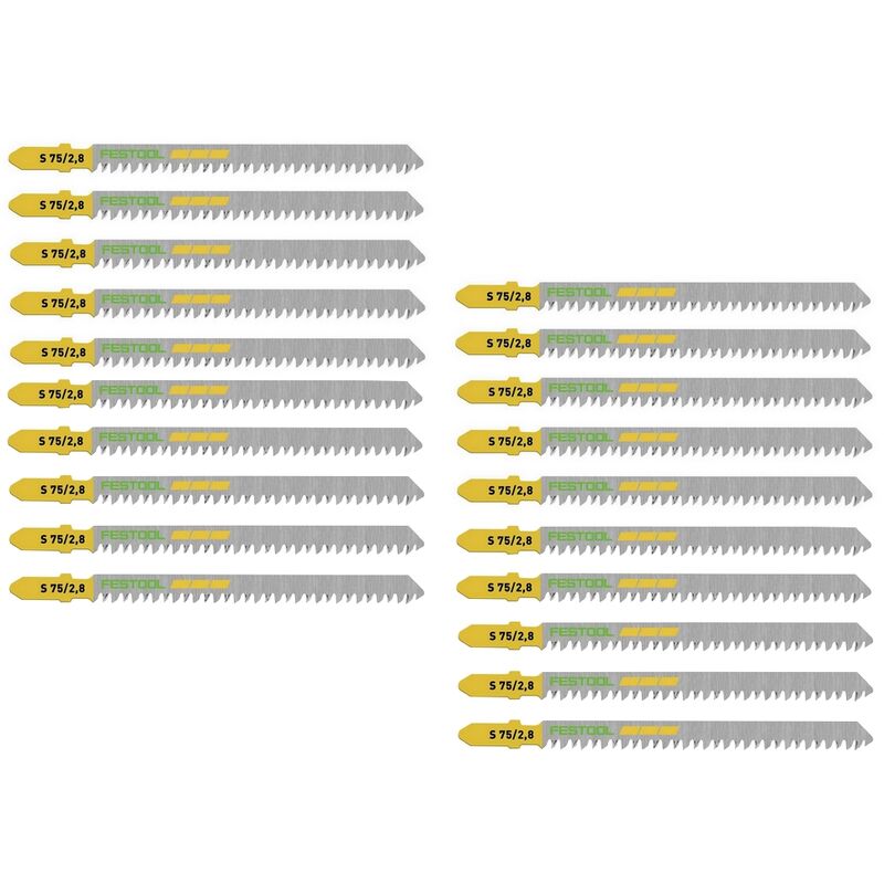 Stichsägeblatt s 75/2,8/20 wood straight cut - Festool