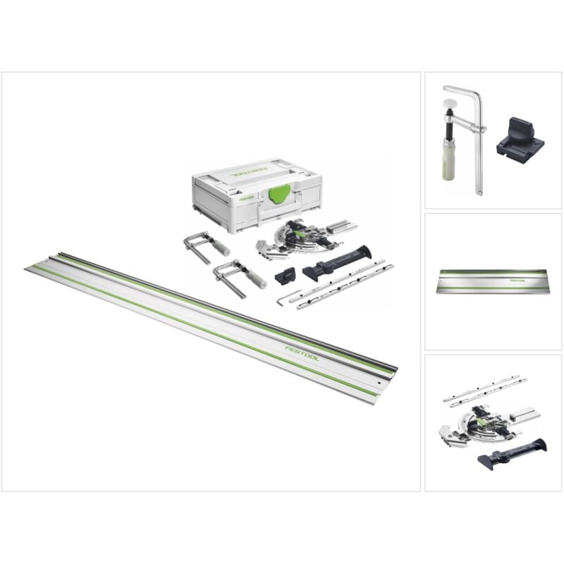 SYS3 m 137 FS/2 Zubehör Set + fs 1080/2 Führungsschiene 1080 mm - Festool