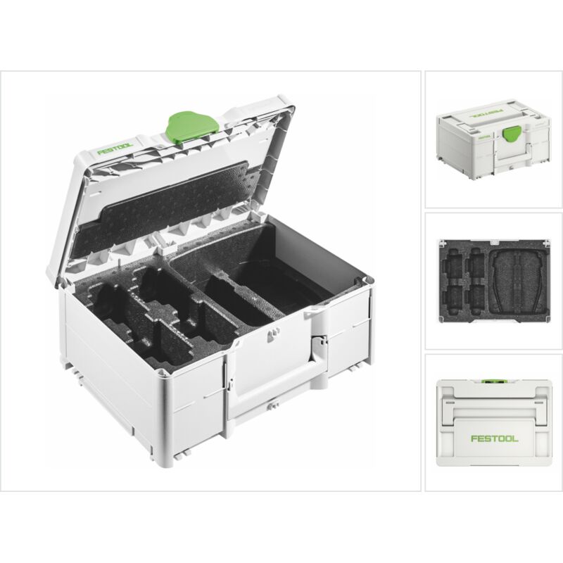 Festool - Systainer SYS3 m 187 eng 18V 577133 für 4 Akkupacks und 2 Ladegeräte