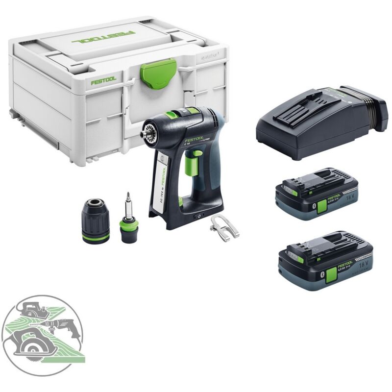 Akku-Bohrschrauber c 18 hpc 4,0 I-Plus - Festool