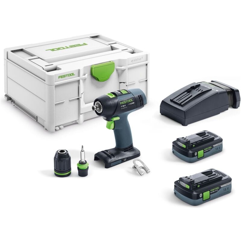 Akku-Bohrschrauber t 18+3 hpc 4,0 I-Plus - Festool