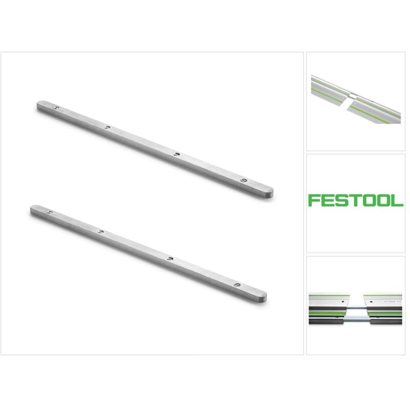 Festool Verbindungsstück FSV Set ( 2x 482107 ) zum Verbinden von zwei Führungsschienen