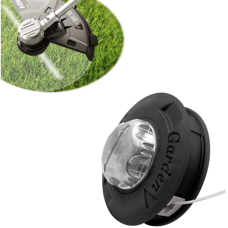 Linkshänder Faden Ersatzfaden Spulenkopf M10 x 1,25 für Rasentrimmer mit Motorsense