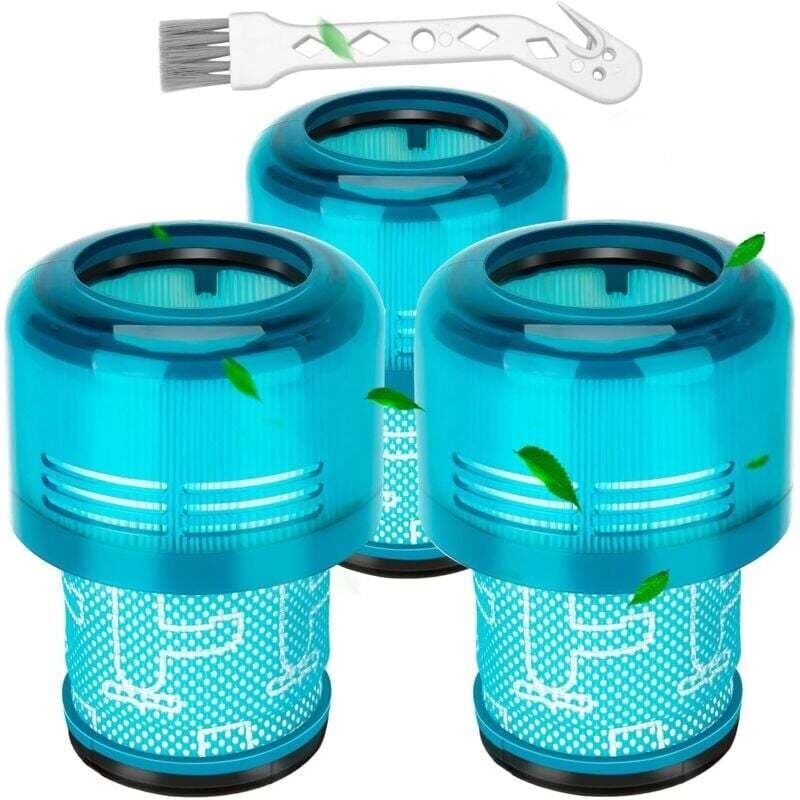 Filter für Dyson V11, Filter für Dyson V15, 3er-Pack Ersatzfilter für Dyson V11 V15 SV14 SV17 SV22 Detect Animal Absolute Extra Pro Torque Drive