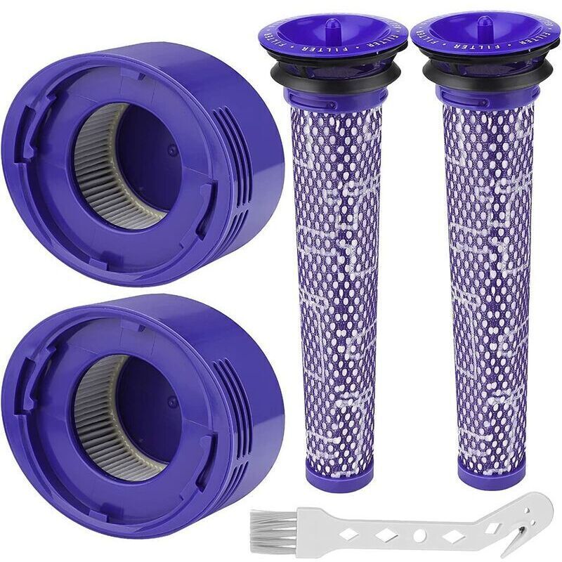 Filter für Dyson V8/V7, waschbare Ersatzfilter für Dyson V7/V8 Absolute und Animal Staubsauger, Staubsaugerzubehör für Dyson V8 mit