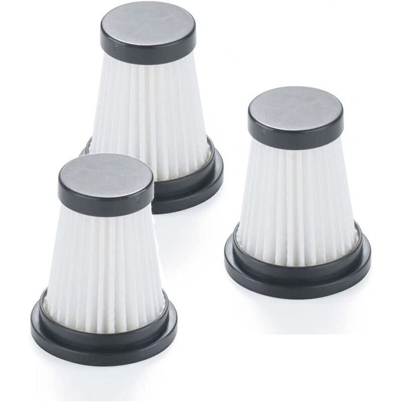 Filter für MOOSOO K12, K12 Pro, K13 Akku-Staubsauger für Genius Invictus One 1.0 X7 Akku-Staubsauger (3 Stück)