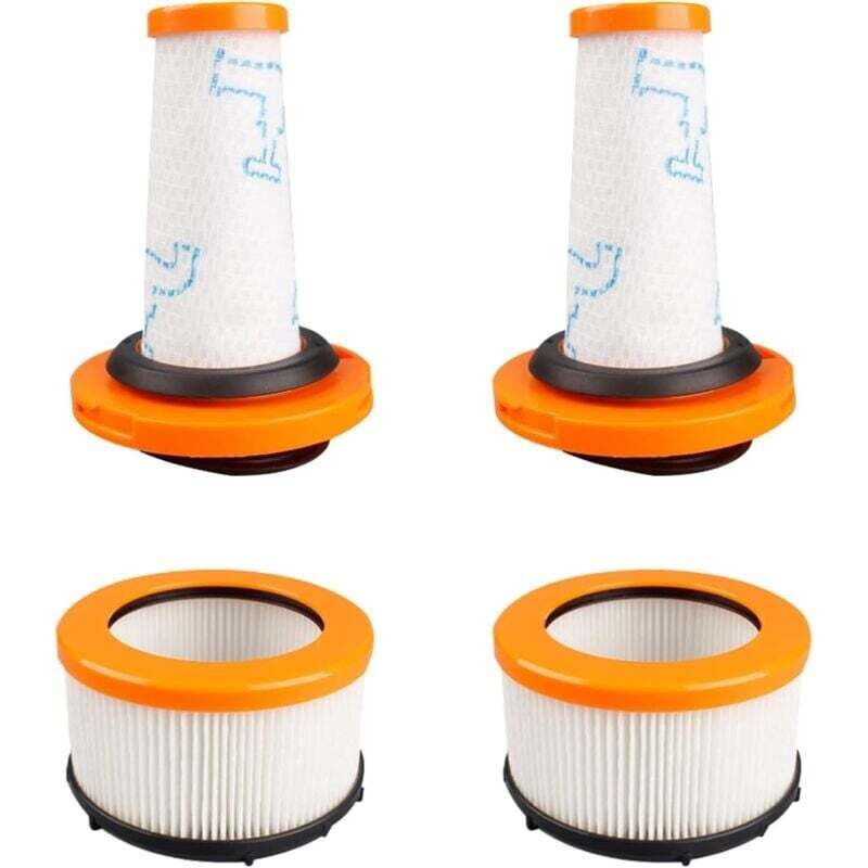 Filter für Rowenta X-FORCE FLEX 9.60, Filter für Rowenta X-FORCE FLEX 9.60 und X-NANO ESSENTIAL RH20xx, 2 Vorfilter + 2 Motorfilter, waschbare