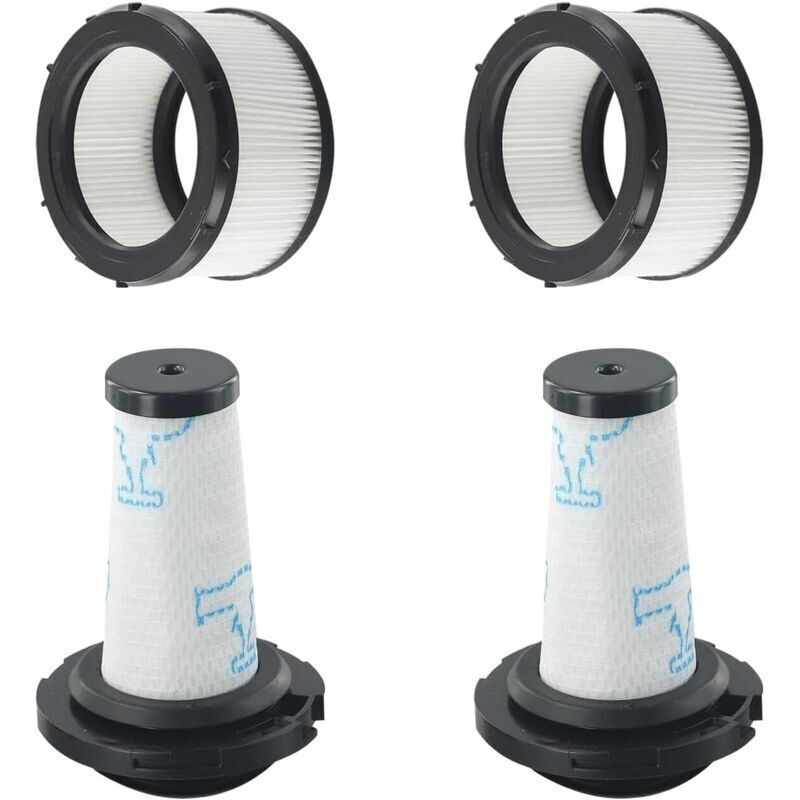 Filter für Rowenta X-FORCE FLEX 9.60 und X-NANO ESSENTIAL RH20xx, 2 Vorfilter + 2 Motorfilter für Rowenta X-FORCE FLEX 9.60, Ersatzfilter für