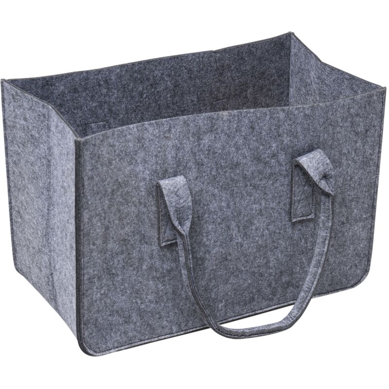 Filztasche für Brennholz in Grau Werka Pro 50x27x34cm
