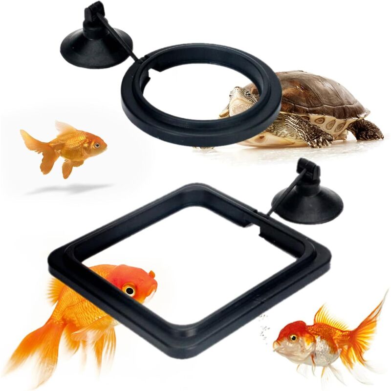 Tigrezy - Fisch-Futterring, Aquarium-Fisch-Futterring, Aquarium-Futterring, Aquarium-Fisch-Futterringe, Fischfutter-sicherer Futterspender mit