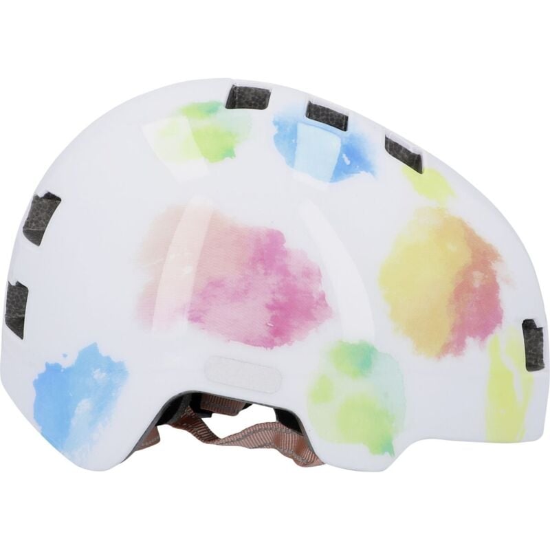 Fischer Fahrradhelm Kinder Plus Splash XS/S weiß/bunt Fahrradhelm