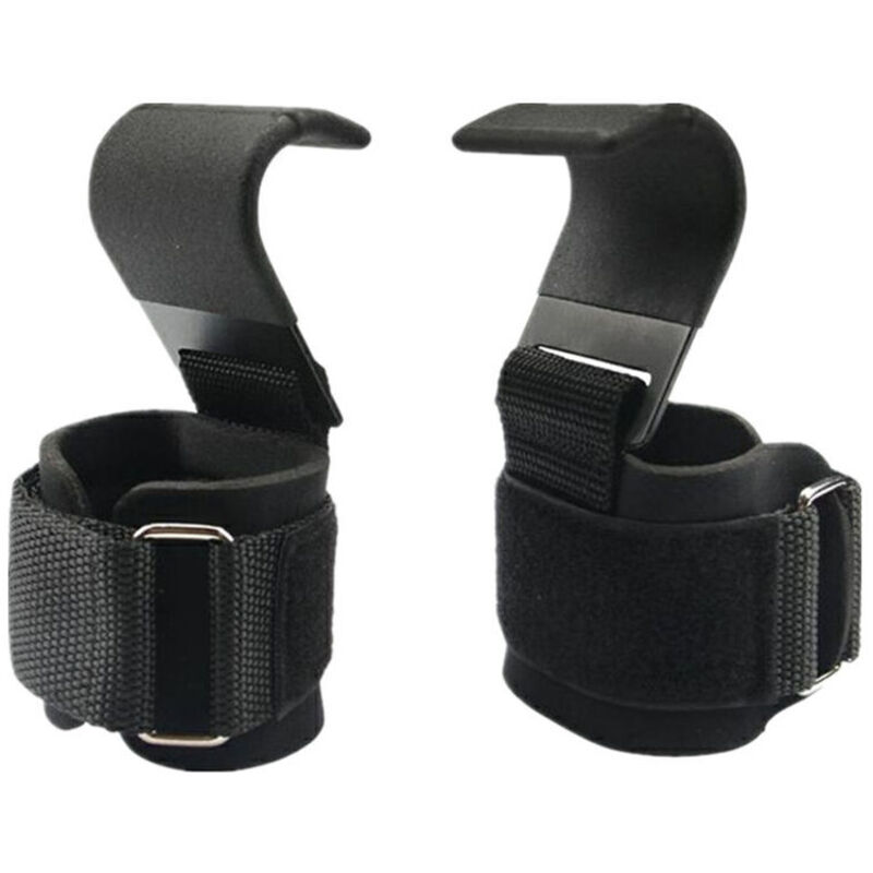 Fitness und Bodybuilding Fitness Gewichtheben Squat Booster Haken, Horizontal Bar Pull-up Hilfsgürtel, Gewichtheberhaken, Fitness-Gürtelhaken