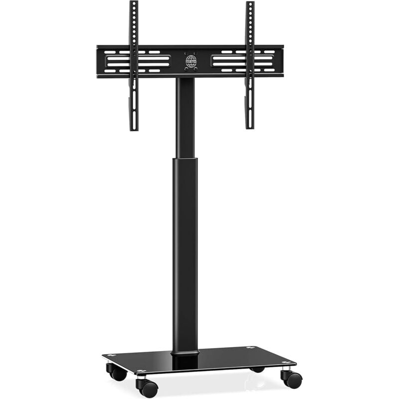 Fitueyes - tv Stnder Rollbar tv Rollwagen Standfu Fernsehstand hhenverstellbar schwenkbar f¨¹r 32 bis 60 Zoll Flach & Curved Fernseher bis zu 30kg
