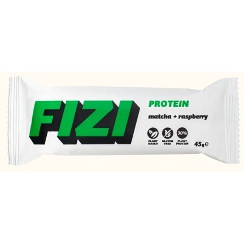 Fizi Matcha und Himbeer-Proteinriegel 45g