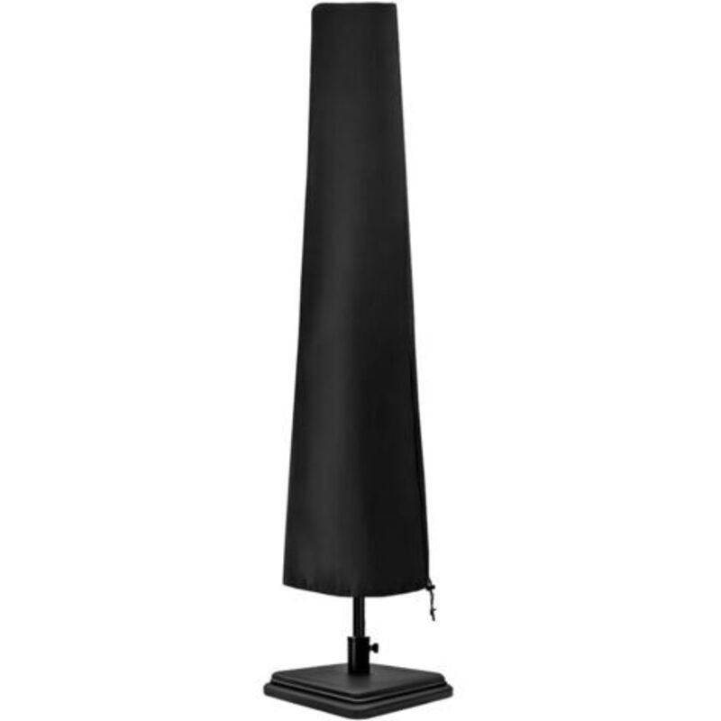 Parasol plat pour jardin et extérieur, sûr à utiliser, résistant aux UV, résistant aux intempéries, pare-soleil imperméable, couleur noir