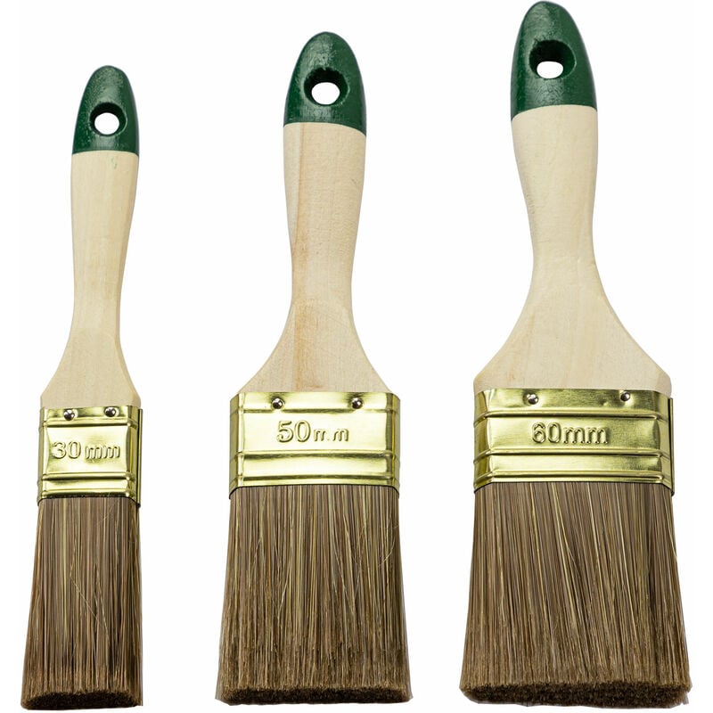 Flachpinsel Set 3tlg