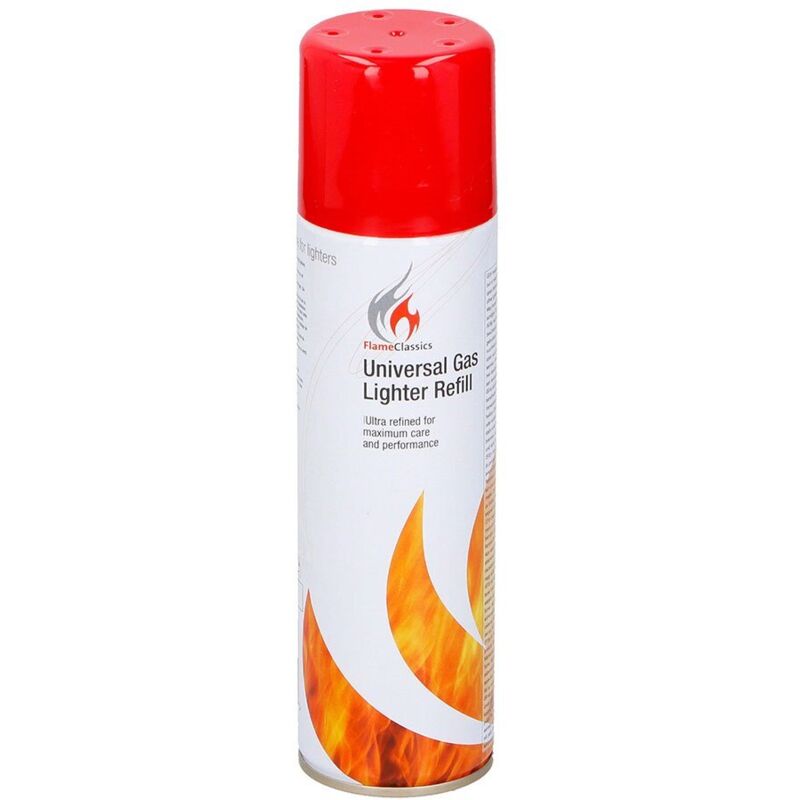Edco - Flame Classics Feuerzeuggas 250 ml zum Nachfüllen Feuerzeug Gas Universal