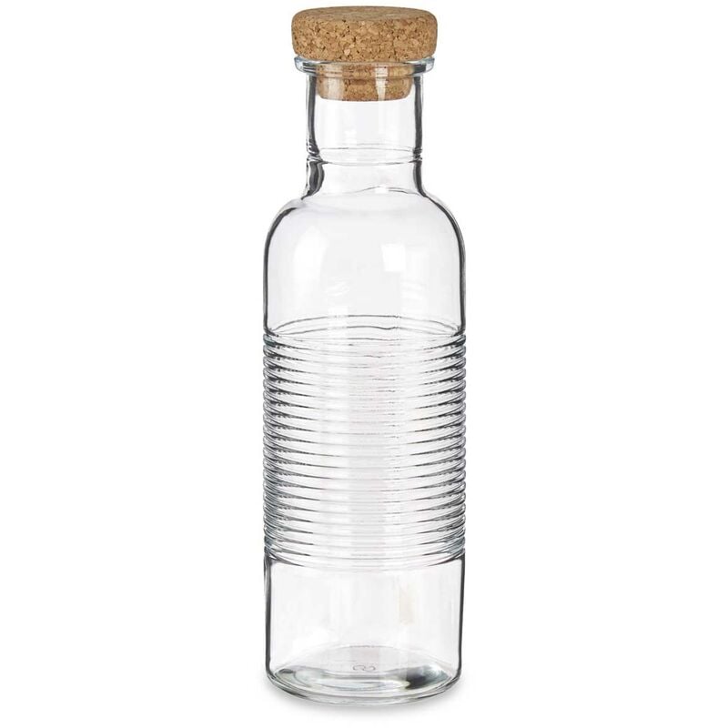 Glaskaraffe mit Korkverschluss, 1070 ml