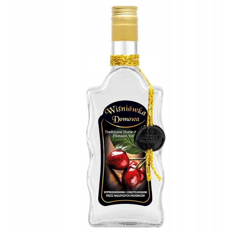 Flasche mit Wellenmotiv, 500 ml HOME CHERRY VODKA