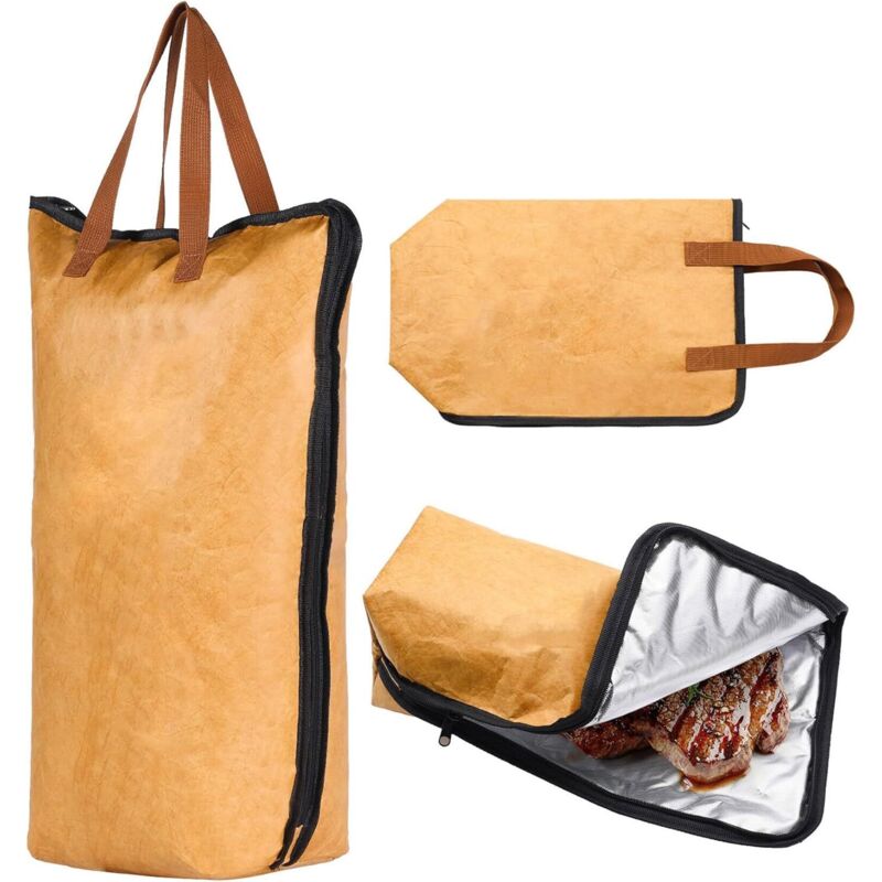 Fleisch-Ruhebeutel, wiederverwendbarer Fleisch-Ruhebeutel mit breiter Öffnung, geeignet zum Grillen von Rinderbrust, Outdoor-Camping, 21 x 15 Zoll