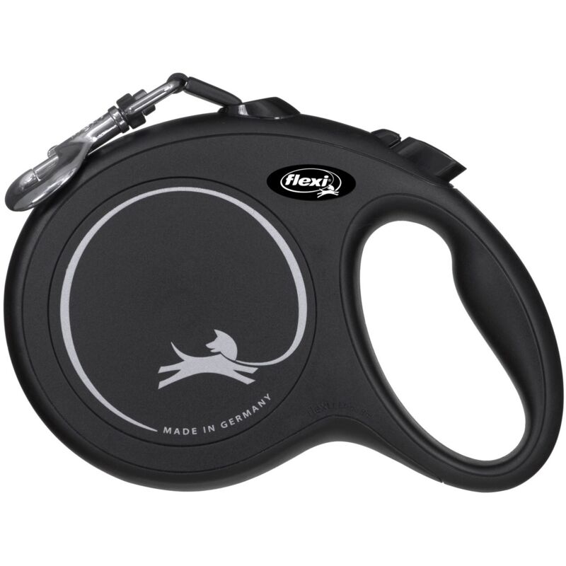 Hundeleine Xtreme schwarz/orange, Gurt Automatikleine - Flexi