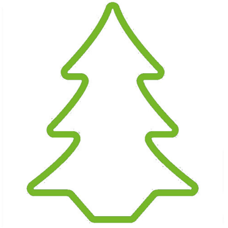 EDM - Grüner gebogener Tannenbaum Figur 62cm