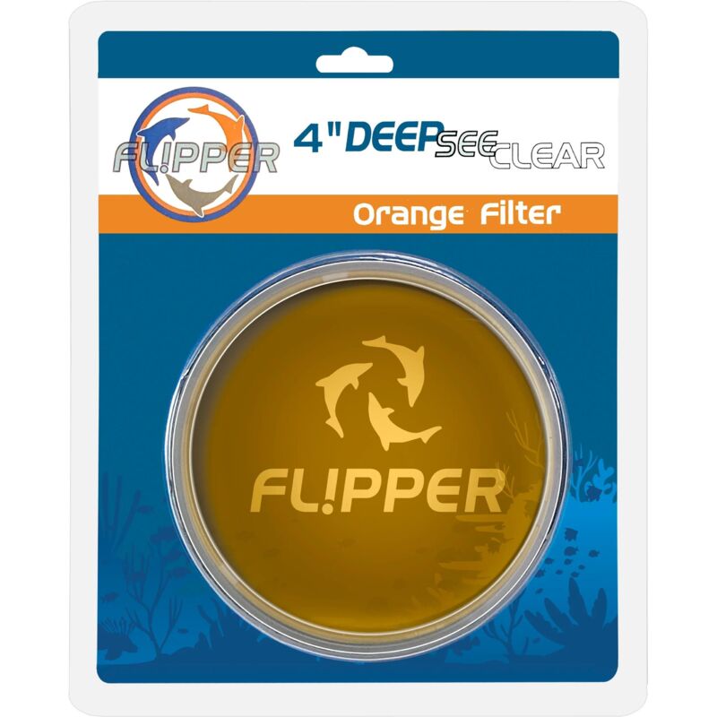 Flipper Deepsee Orange Linsenfilter Standard Klar