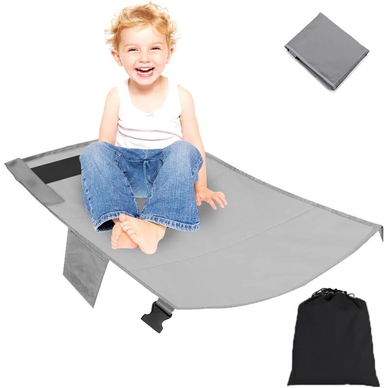 Flugzeug-Fußstütze für Kinder, tragbare Flugzeug-Fußstütze, Flugzeug-Fußstützen-Hängematte, Flugzeugsitzverlängerung, Reiseaccessoire für Kinder im