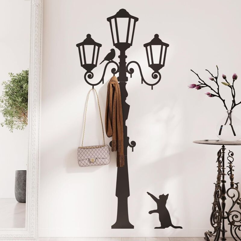 Flurgarderobe schmal modern 170 70 garderobenleiste metall wandpaneele garderobe shabby garderobe design kleiderhaken wand 8 Stk. wandgarderobe