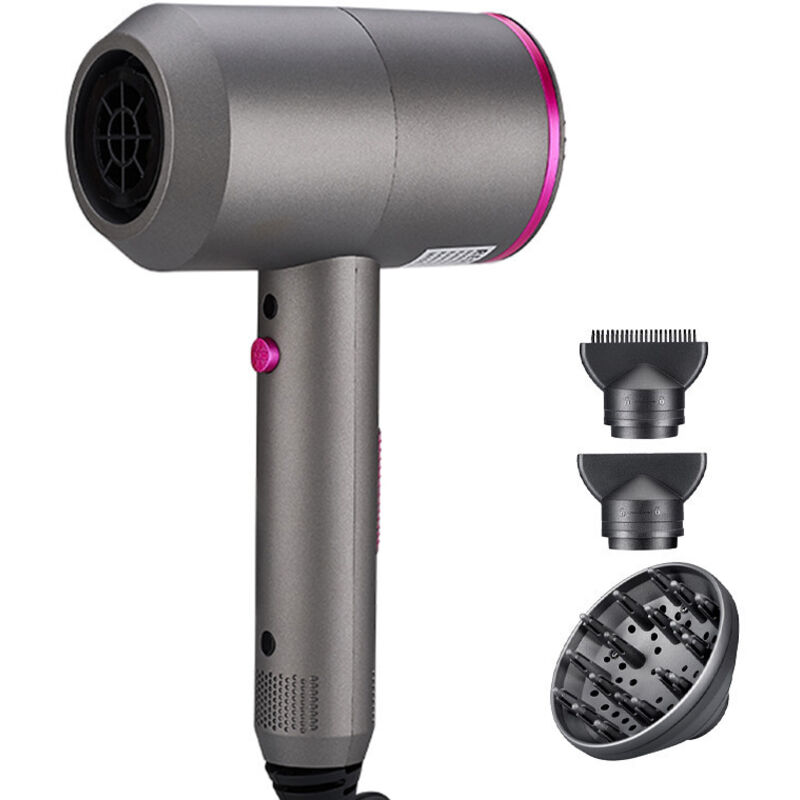 Föhn Ionen Haartrockner AC Motor Professioneller Fön mit 3 Hitze-Einstellungen, Kaltlufttaste mit 1 Diffusor & 2 Konzentratoren für viele Frisuren