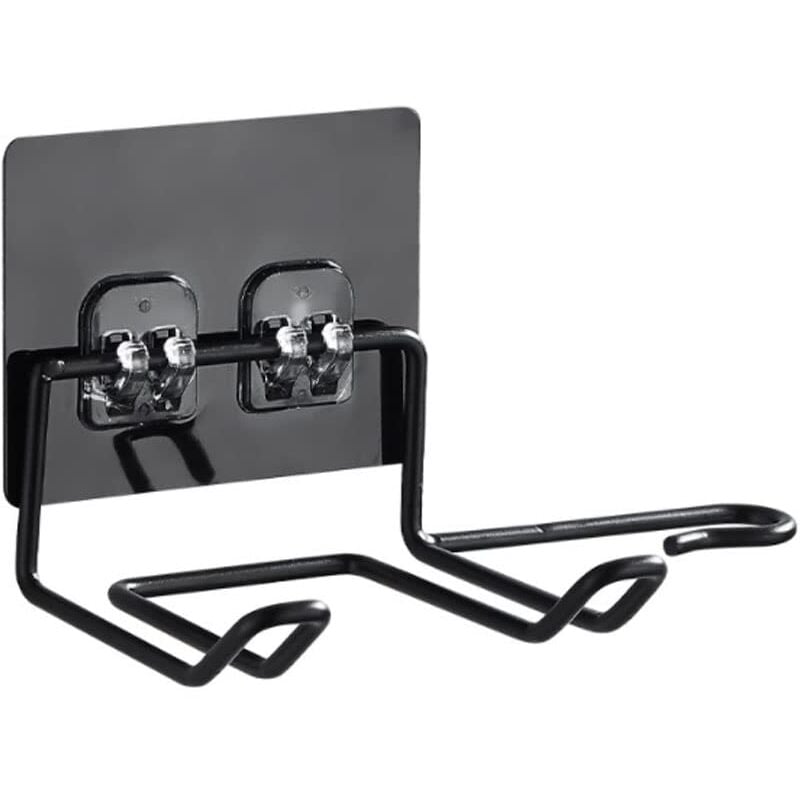 Alovez - Föhnhalter Ohne Bohren, Föhnhalter, Föhnaufhänger Edelstahl, Selbstklebender Föhnhalter für Glätteisen, Lockenstäbe, Haarglätter