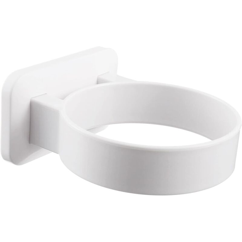 Bluedeer - Fön Halterung, Fönhalter Ohne Bohren, Fönhalter, Ohne Bohren Selbstklebender Halterung Föhn, Haartrocknerhalter, Wandhalterung Fön (Weiss)