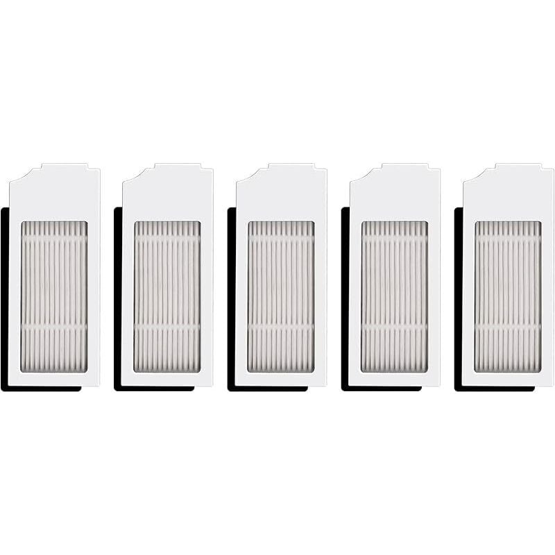 FOREHILL (5 Stück) Weiße N20 Plus HEPA-Filter, kompatibel mit ECOVACS DEEBOT N20 Plus/ N20 Pro Plus/ X1 Omni/ X1 Omni/ T10 Plus/ T10 Turbo