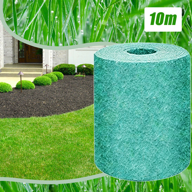 FOREHILL Grassamenmatte Strohmatte Dünger Garten Picknick Rasen Hof Pflanzung Wachstum