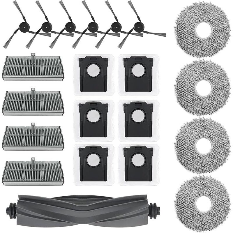 FOREHILL Zubehörset für Dreame X40 Ultra Complete / L40 Ultra, 21-teiliges Ersatzteilset für den Dreame X40 Ultra Saugroboter mit 1 b