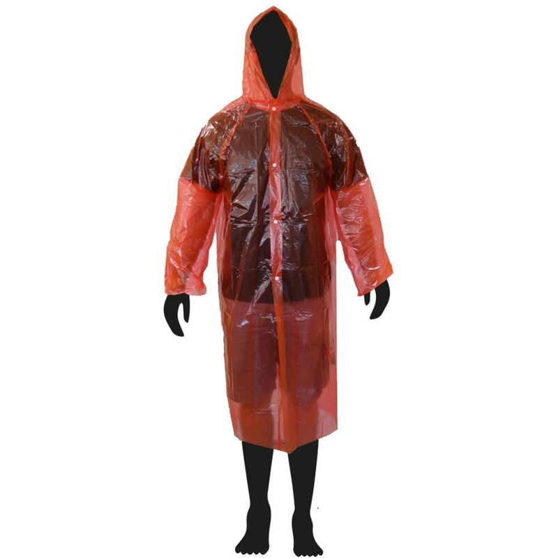 Großer Regenmantel – verschiedene Farben (Rot und Blau)